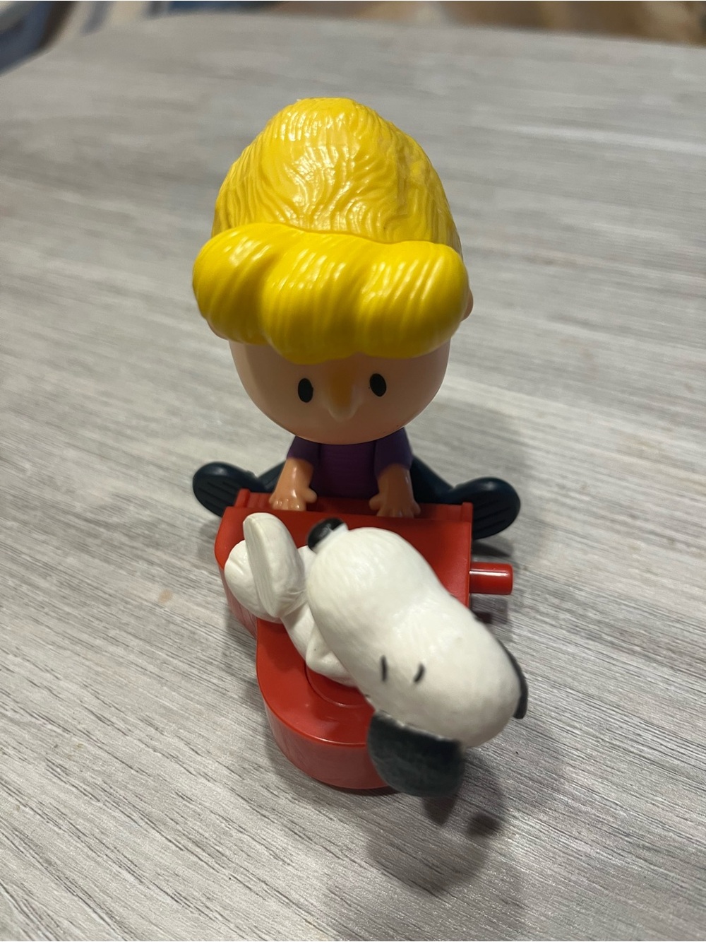 McDonald’s Happy Meal Toy - Peanuts Gang Snoopy and Schroeder at Piano 2015